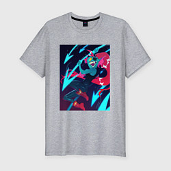 Футболка slim-fit Deltarune Vol 10, цвет: меланж