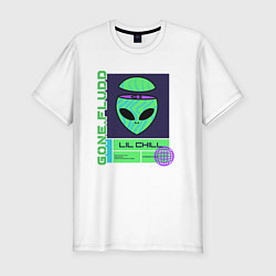 Футболка slim-fit GONE FLUDD UFO, цвет: белый