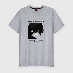 Футболка slim-fit Хвост Феи Fairy Tail, Зереф Zeref, цвет: меланж