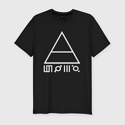 Футболка slim-fit 30 Seconds to Mars - Logo, цвет: черный