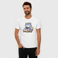 Футболка slim-fit The Magical Cat Yuumi, цвет: белый — фото 2