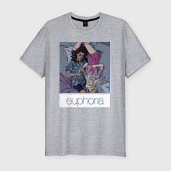 Футболка slim-fit Сериал Euphoria - Ру и Джулс, цвет: меланж