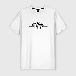 Футболка slim-fit Stray Logo, цвет: белый