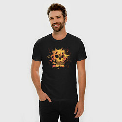 Футболка slim-fit The Golden Skull, цвет: черный — фото 2