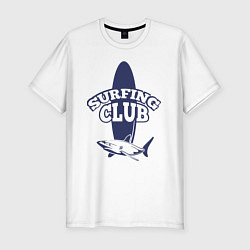 Футболка slim-fit Surfing club, цвет: белый