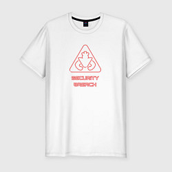 Футболка slim-fit FNAF Security Breach logo, цвет: белый