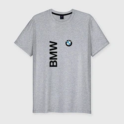 Футболка slim-fit BMW ато супер, цвет: меланж