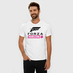 Футболка slim-fit Forza Horizon 6 logo, цвет: белый — фото 2