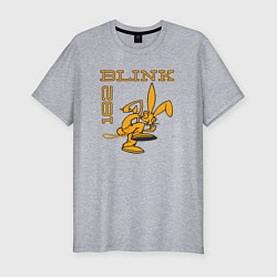 Футболка slim-fit Blink 182 Yellow Rabbit, цвет: меланж