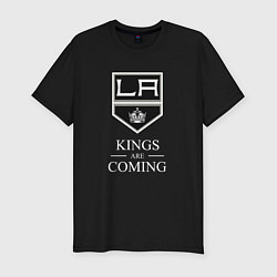 Футболка slim-fit Los Angeles Kings, Лос Анджелес Кингз, цвет: черный