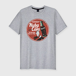 Футболка slim-fit Nuka Cola Ice Cold Retro, цвет: меланж