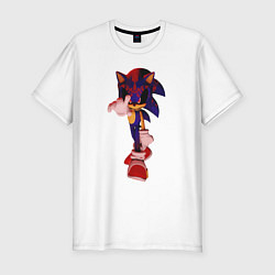 Футболка slim-fit Sonic Exe Video game, цвет: белый