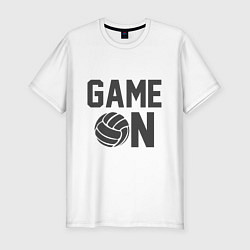 Футболка slim-fit Volleyball - Game On, цвет: белый