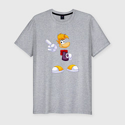 Футболка slim-fit Rayman Legends gamer, цвет: меланж