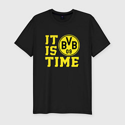 Футболка slim-fit Borussia Dortmund Боруссия Дортмунд, цвет: черный