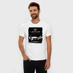 Футболка slim-fit Lexus - этим всё сказано!, цвет: белый — фото 2