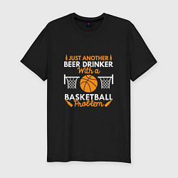 Футболка slim-fit Beer & Basket, цвет: черный