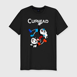 Футболка slim-fit Cuphead Show, цвет: черный