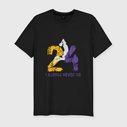 Футболка slim-fit Kobe Never Die - 24, цвет: черный