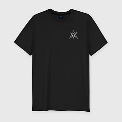 Футболка slim-fit Alan Walker СПИНА, цвет: черный