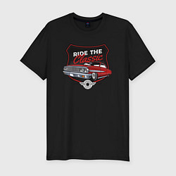 Футболка slim-fit Ride the classic, цвет: черный