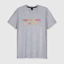 Футболка slim-fit Kids see ghost, цвет: меланж