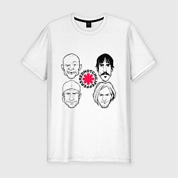 Футболка slim-fit RHCP 4 face, цвет: белый