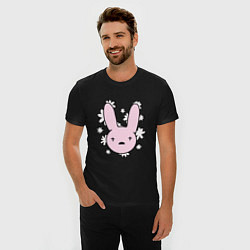 Футболка slim-fit Bad Bunny Floral Bunny, цвет: черный — фото 2