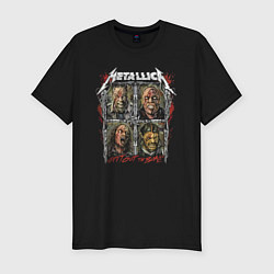 Футболка slim-fit Metallica Выплюнь кость Spit out the bone, цвет: черный