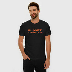 Футболка slim-fit Planet crafter, цвет: черный — фото 2