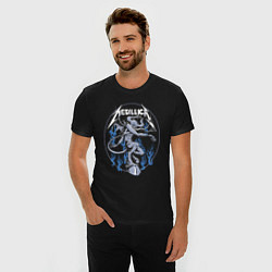 Футболка slim-fit Metallica Thrash metal Damn, цвет: черный — фото 2