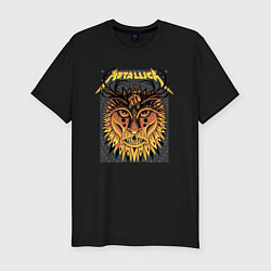 Футболка slim-fit Metallica Lion, цвет: черный