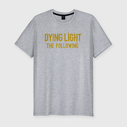 Футболка slim-fit Dying light zombie, цвет: меланж