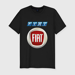 Футболка slim-fit FIAT 8, цвет: черный