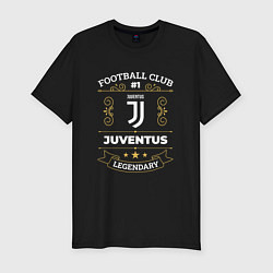 Футболка slim-fit Juventus FC 1, цвет: черный