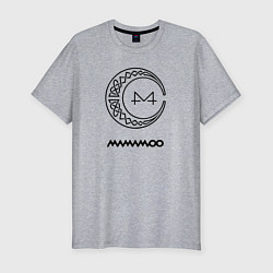 Футболка slim-fit Mamamoo MOON, цвет: меланж