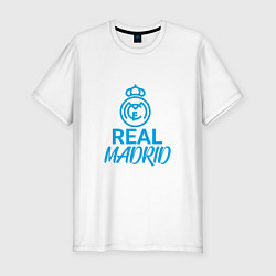 Футболка slim-fit Real Madrid Football, цвет: белый