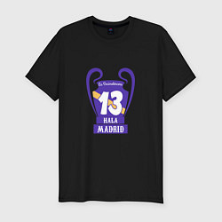 Футболка slim-fit Hala Madrid 13, цвет: черный