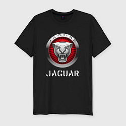 Футболка slim-fit JAGUAR Jaguar, цвет: черный