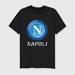 Футболка slim-fit SSC NAPOLI Napoli, цвет: черный