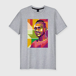 Футболка slim-fit Sadio Mane Liverpool, цвет: меланж