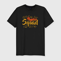 Футболка slim-fit Physics Squad, цвет: черный