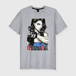 Футболка slim-fit Jill RE3, цвет: меланж