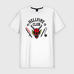Футболка slim-fit Hellfire Club Stranger Things 4, цвет: белый