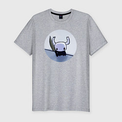 Футболка slim-fit Он тебе не милашка Hollow Knight, цвет: меланж