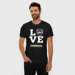 Футболка slim-fit Arsenal Love Classic, цвет: черный — фото 2