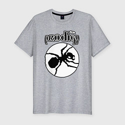 Футболка slim-fit The prodigy ant, цвет: меланж