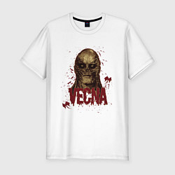 Футболка slim-fit ВЕКНА VECNA, цвет: белый