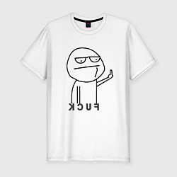 Футболка slim-fit Гуляй отседа, цвет: белый