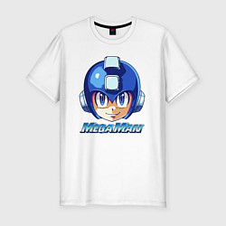 Футболка slim-fit Mega Man - Rockman, цвет: белый